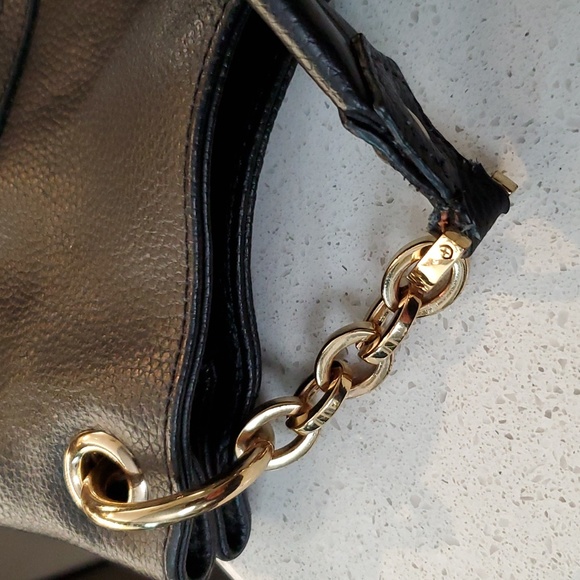 CUORE & PELLE soft pebbled leather shoulder purse - Picture 7 of 12